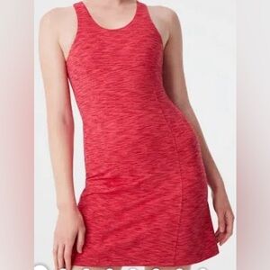 Outdoor Voices Red Heathered Mini Dress
